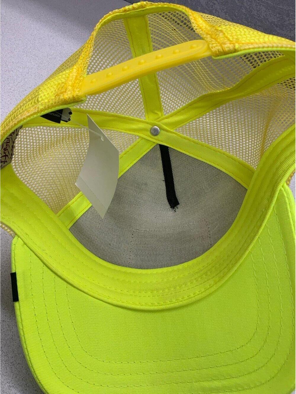 Goorin Bros. Adjustable Mesh Back Trucker Hat Party Animal Patch Yellow (used ) - Picture 6 of 7